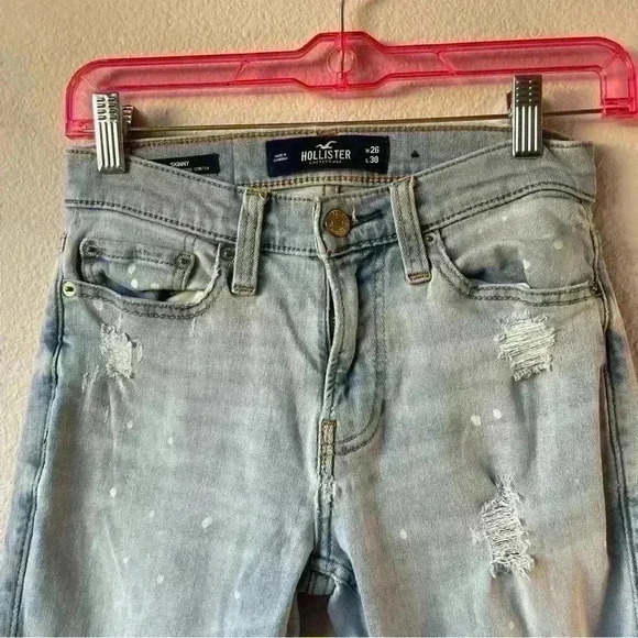 Hollister- Skinny Advanced Stretch Jeans Sz W26 L 30 - Picture 5 of 9